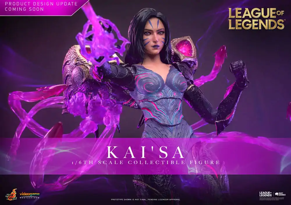 Figurină de acțiune de capodoperă joc video League of Legends 1/6 Kai'Sa 29 cm poza produsului