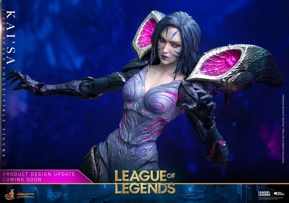 Figurină de acțiune de capodoperă joc video League of Legends 1/6 Kai'Sa 29 cm poza produsului