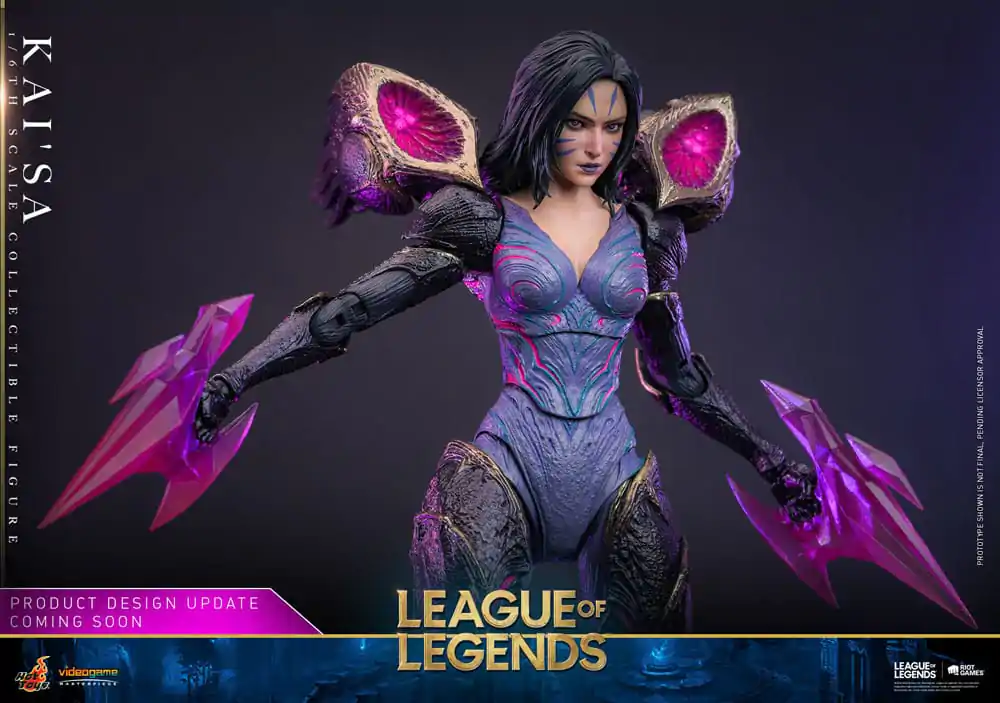 Figurină de acțiune de capodoperă joc video League of Legends 1/6 Kai'Sa 29 cm poza produsului