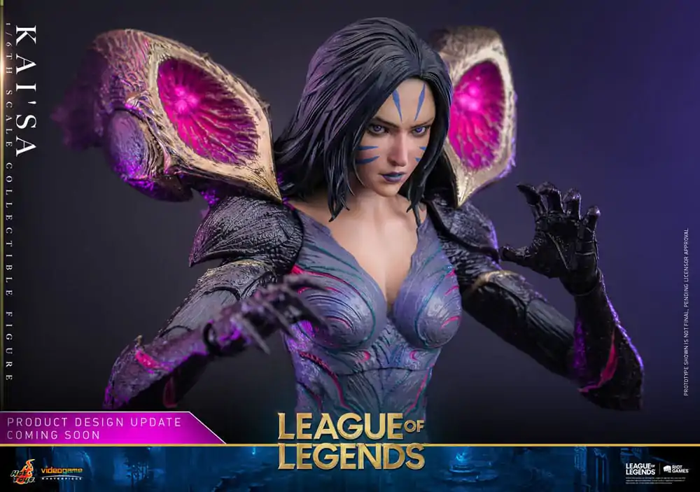 Figurină de acțiune de capodoperă joc video League of Legends 1/6 Kai'Sa 29 cm poza produsului