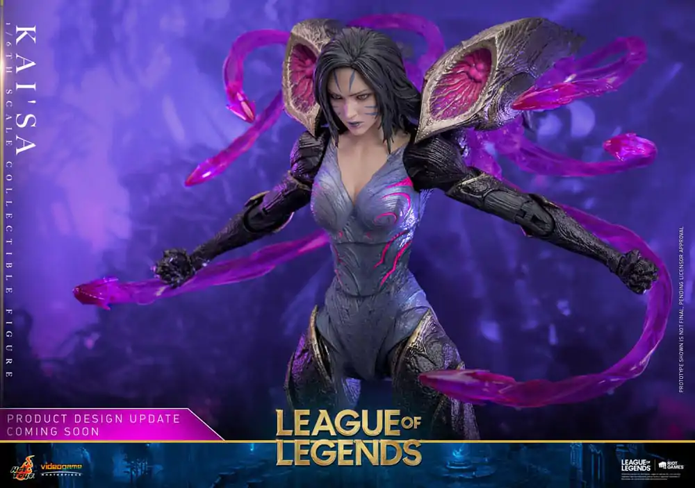 Figurină de acțiune de capodoperă joc video League of Legends 1/6 Kai'Sa 29 cm poza produsului