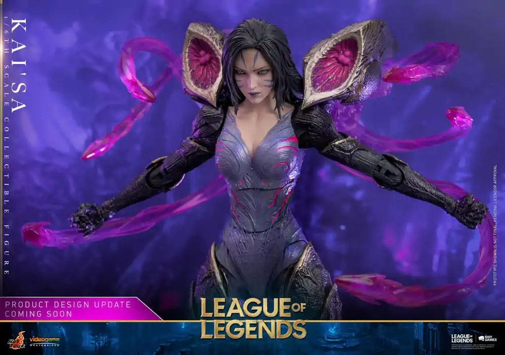 Figurină de acțiune de capodoperă joc video League of Legends 1/6 Kai'Sa 29 cm poza produsului