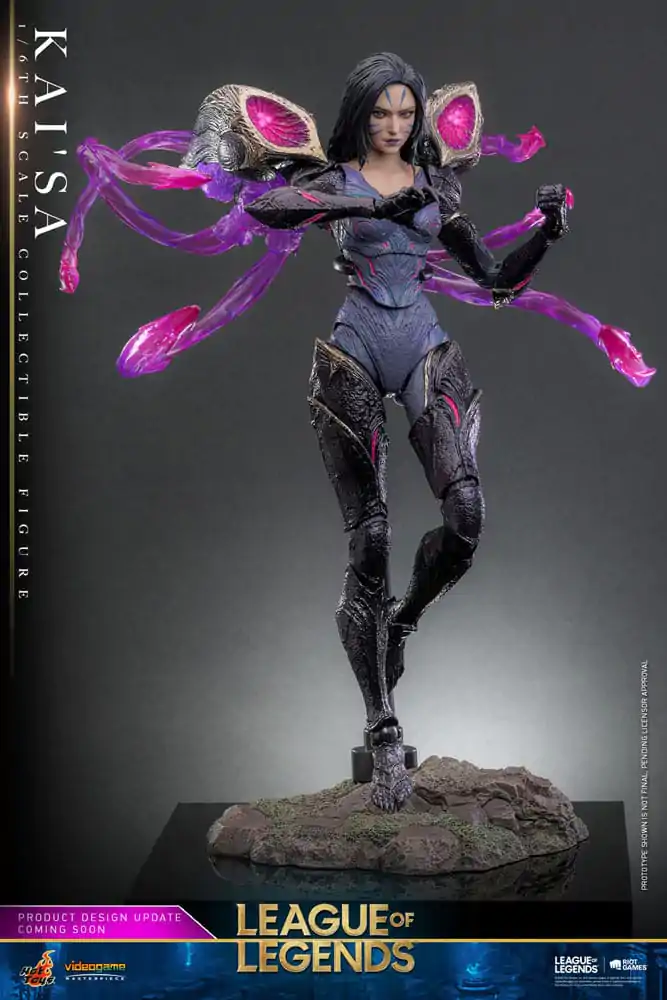 Figurină de acțiune de capodoperă joc video League of Legends 1/6 Kai'Sa 29 cm poza produsului