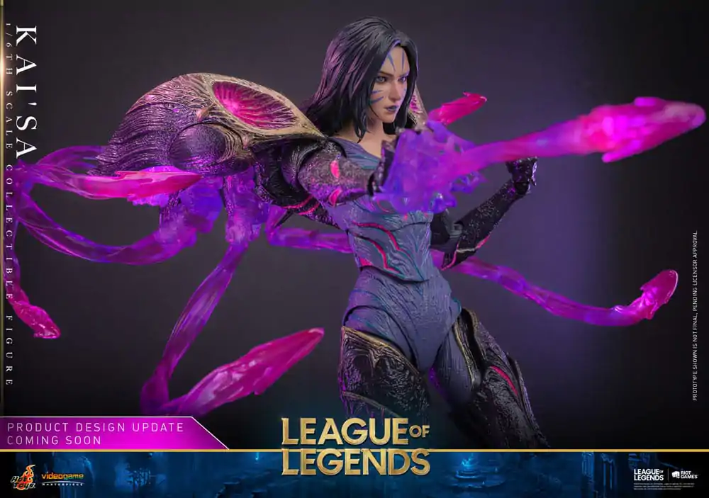Figurină de acțiune de capodoperă joc video League of Legends 1/6 Kai'Sa 29 cm poza produsului