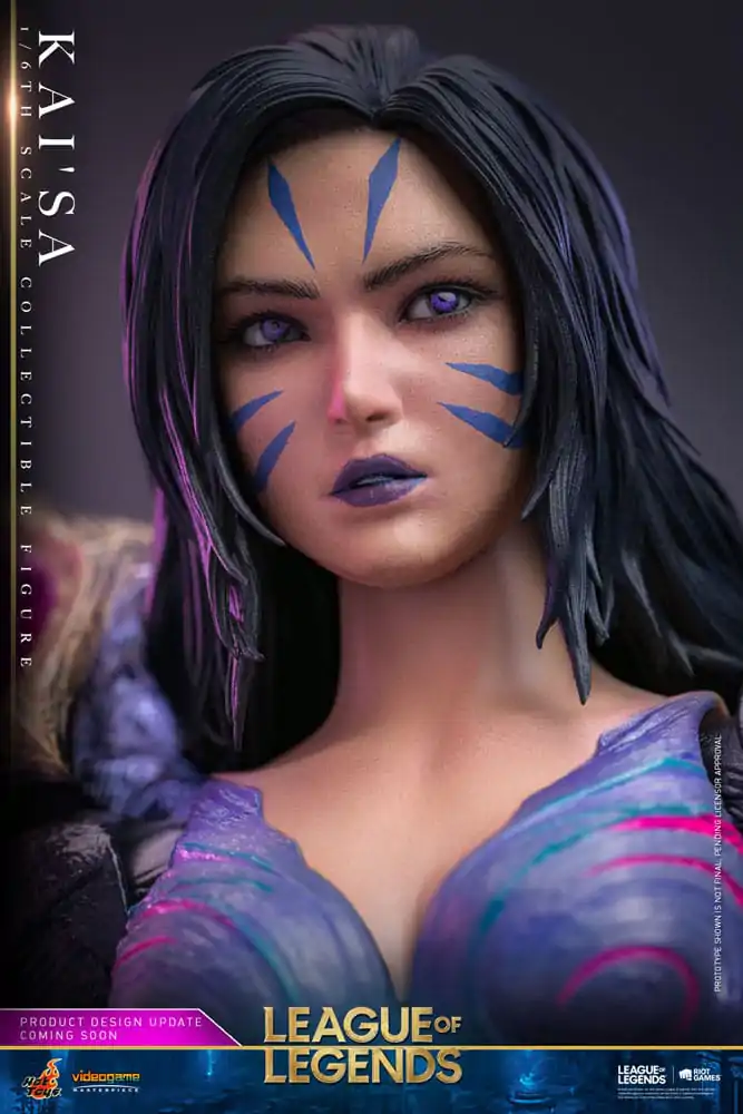 Figurină de acțiune de capodoperă joc video League of Legends 1/6 Kai'Sa 29 cm poza produsului