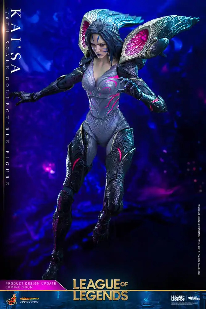 Figurină de acțiune de capodoperă joc video League of Legends 1/6 Kai'Sa 29 cm poza produsului
