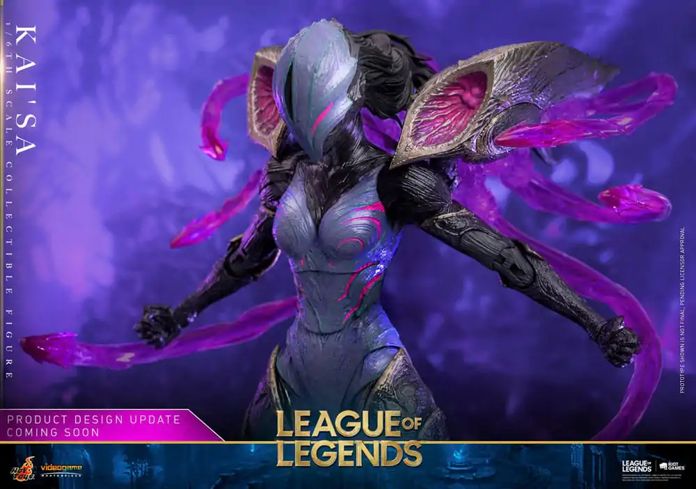 Figurină de acțiune de capodoperă joc video League of Legends 1/6 Kai'Sa 29 cm poza produsului