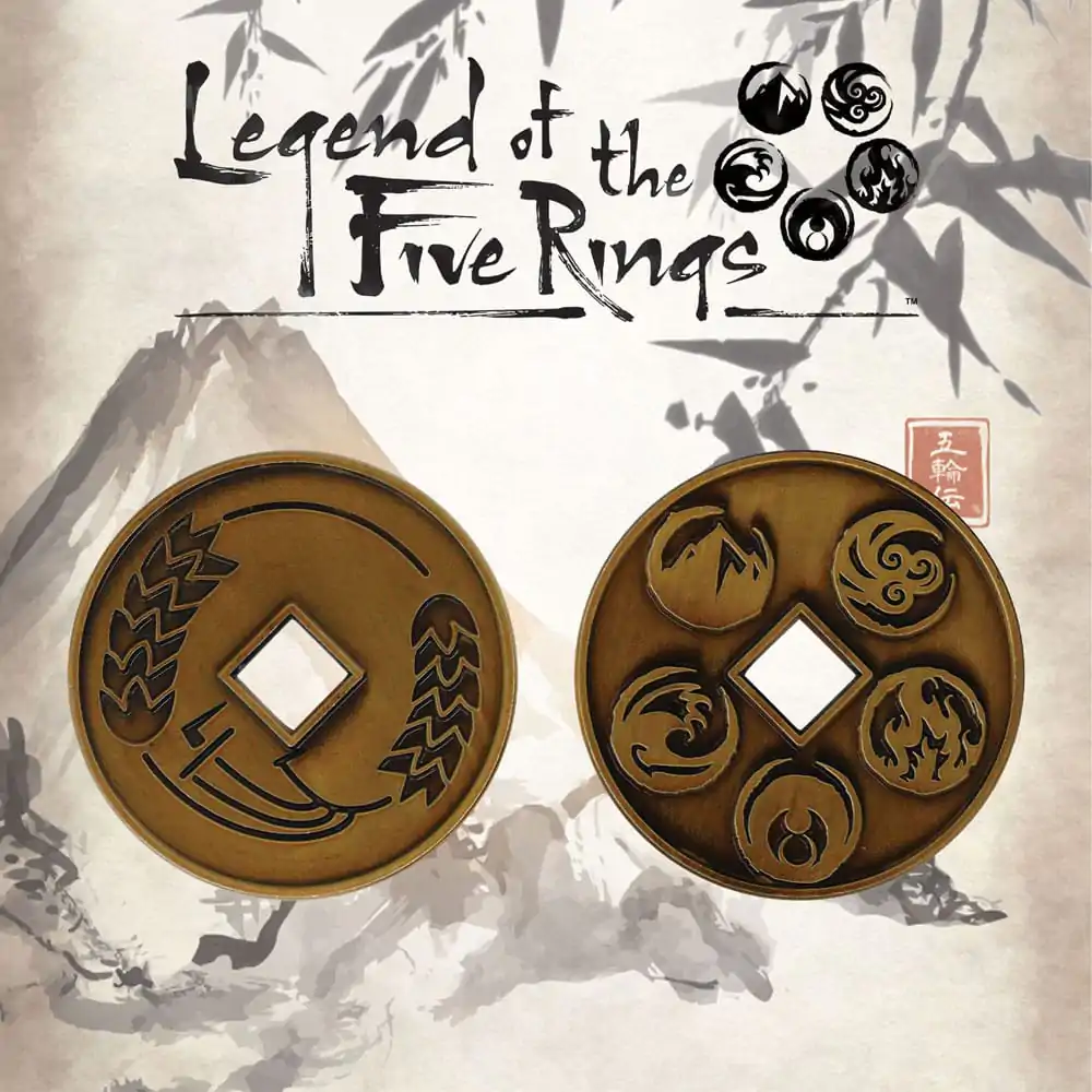 Legend of the Five Rings Monedă colecționabilă Koku Ediție Limitată poza produsului