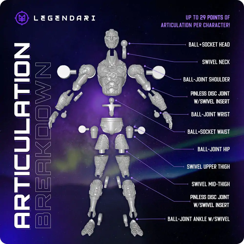 Figurină de Acțiune Legendară 1/10 Arcturus 18 cm poza produsului