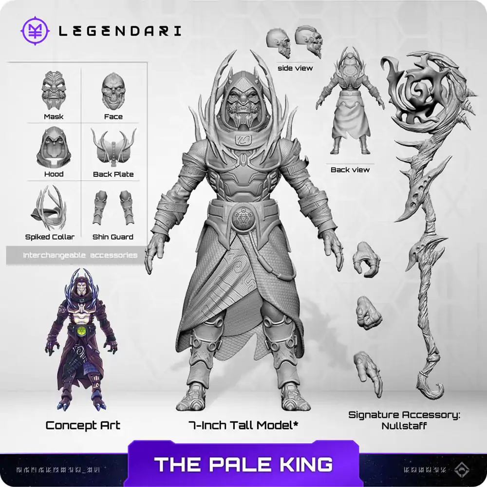 Figurină de acțiune Legendară 1/10 Pale King 18 cm poza produsului