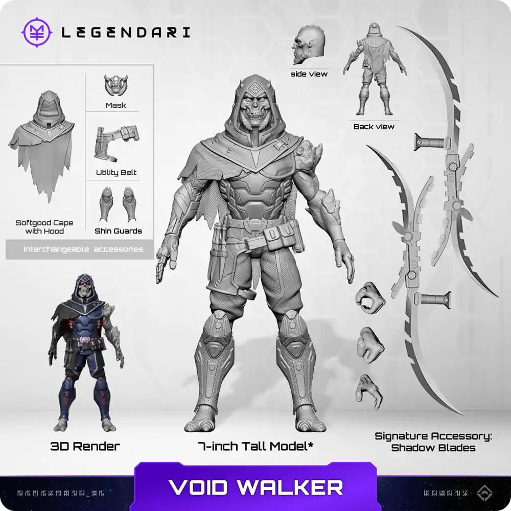 Figurină de acțiune legendară 1/10 Voidwalker 18 cm poza produsului