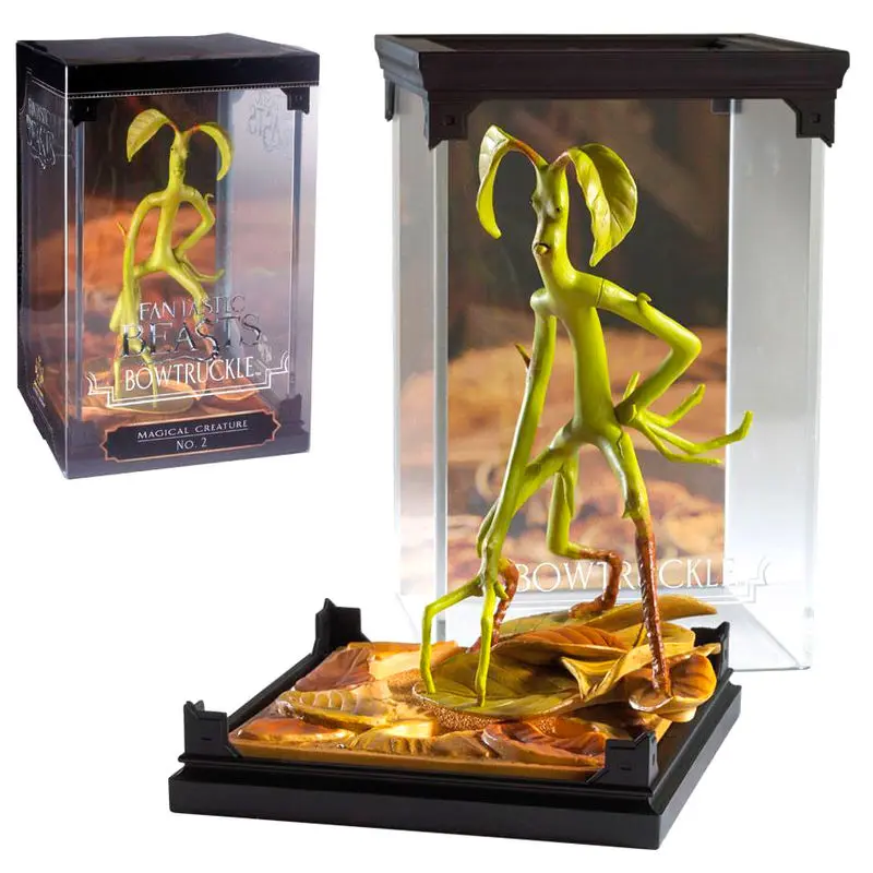 Fantastic Beasts Magical Creatures Statuie Bowtruckle 18 cm poza produsului