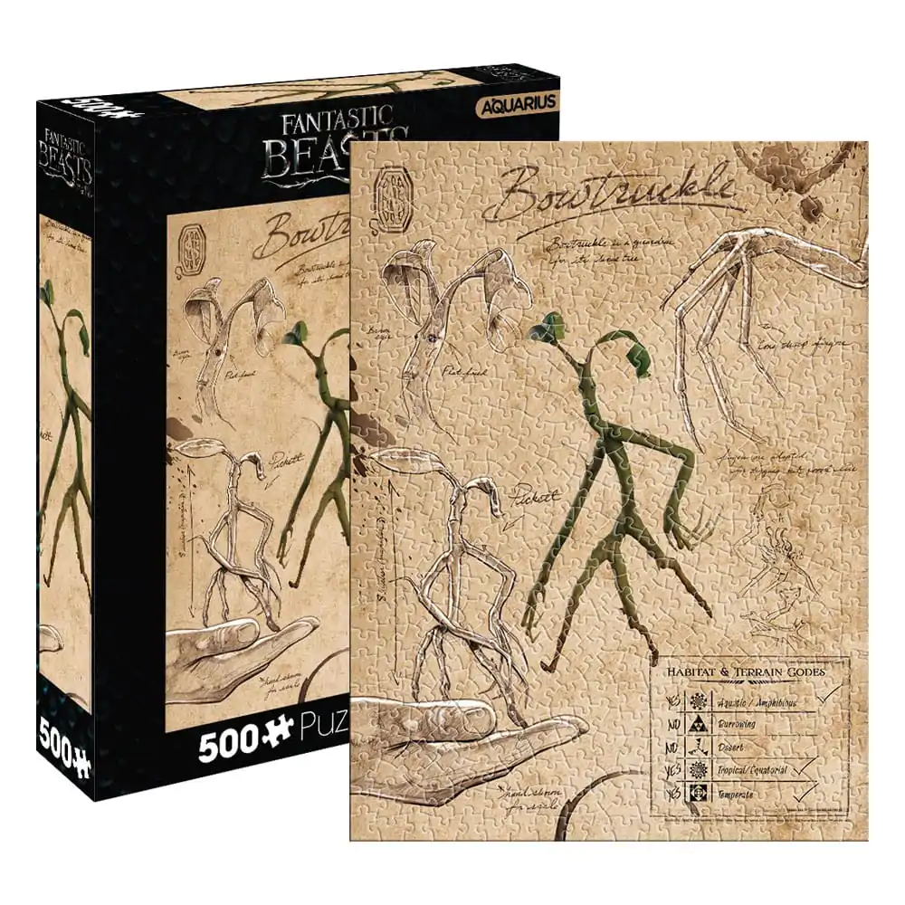 Fantastic Beasts - Bowtruckle puzzle (500 de piese) poza produsului