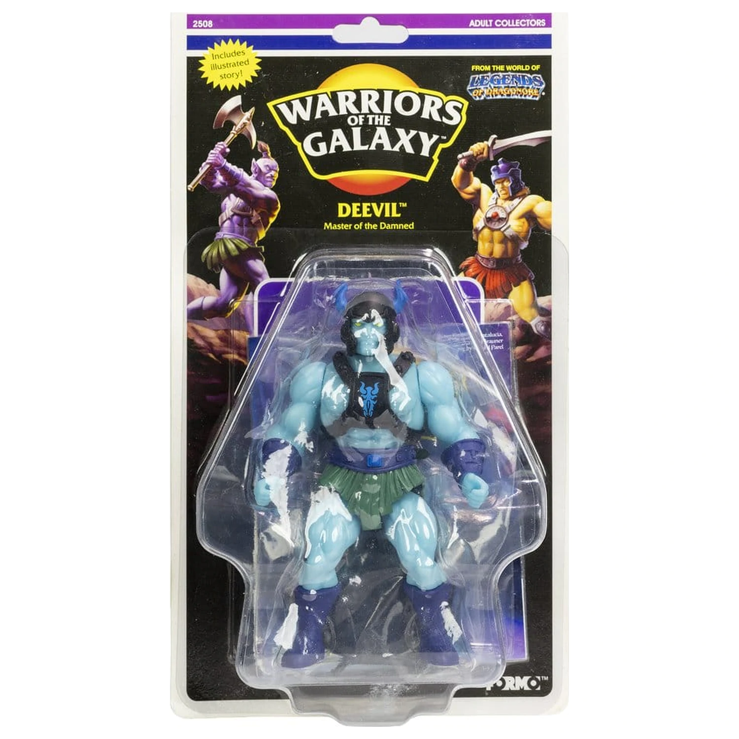Legends of Dragonore: Warriors of the Galaxy Wave 3 Figurina de actiune Deevil (Glow in the Dark) 14 cm poza produsului