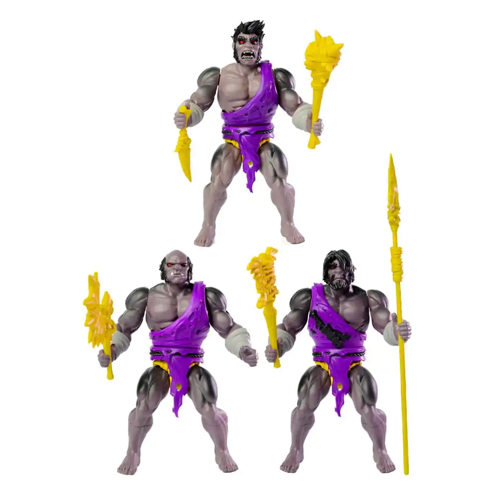 Legends of Dragonore Wave 2: Dragon Hunt set de 3 figurine de acțiune Brukteror Cave Men 14 cm poza produsului