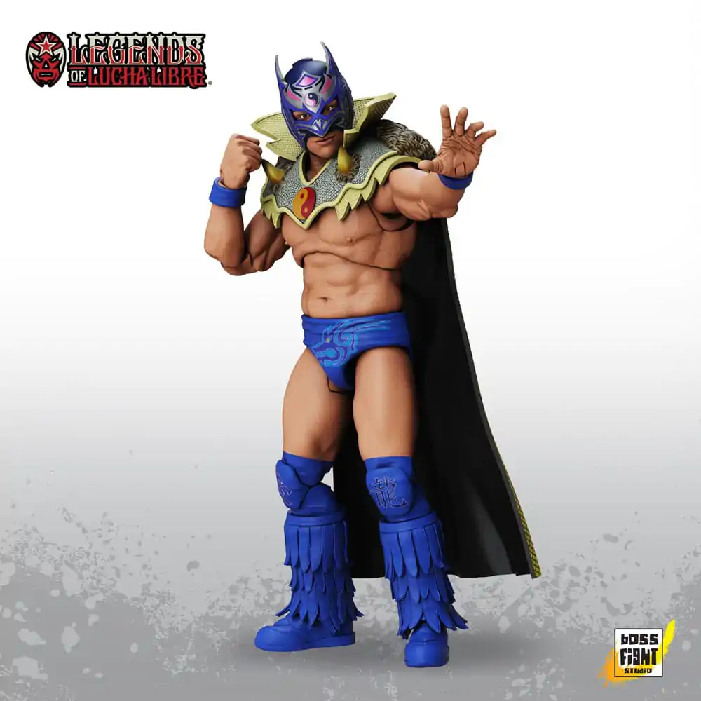 Legends of Lucha Libre Figurină de Acțiune 1/12 Dragon Lee poza produsului