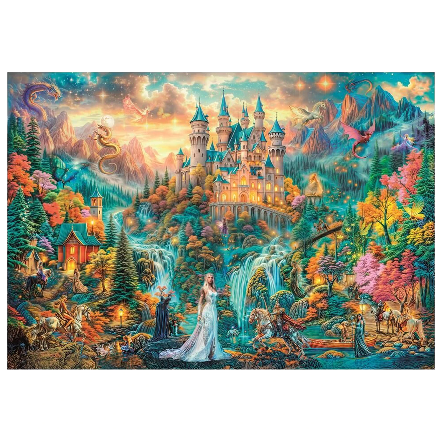 Legends Of The Hidden Realm puzzle 2000 piese poza produsului