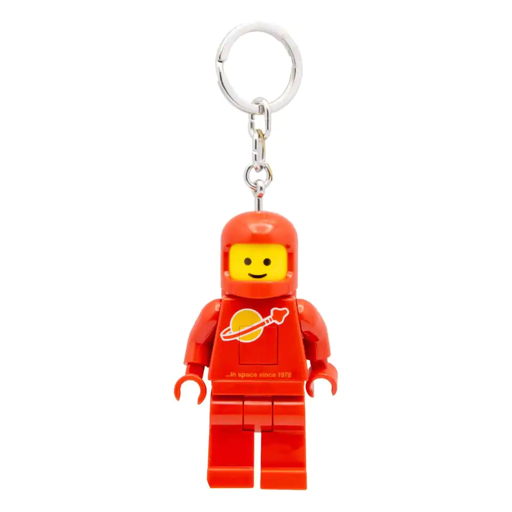 Breloc LEGO cu lumină Astronaut Roșu 8 cm poza produsului