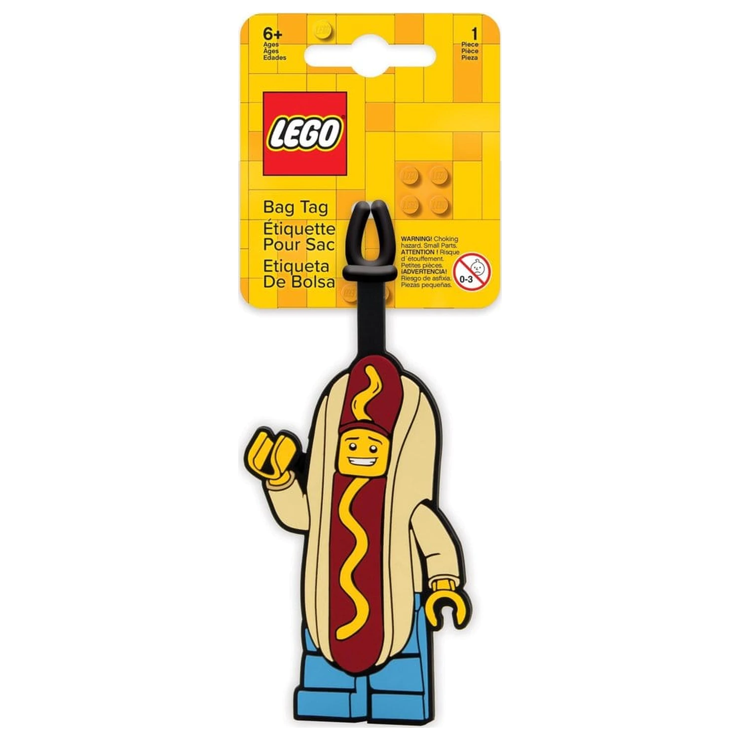 Lego Bag Charm Hot Dog Guy poza produsului