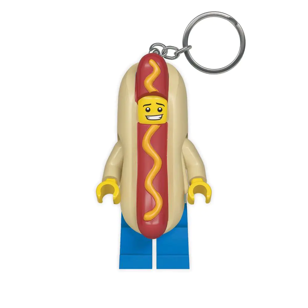 Breloc luminos LEGO Classic Hot Dog 8 cm poza produsului