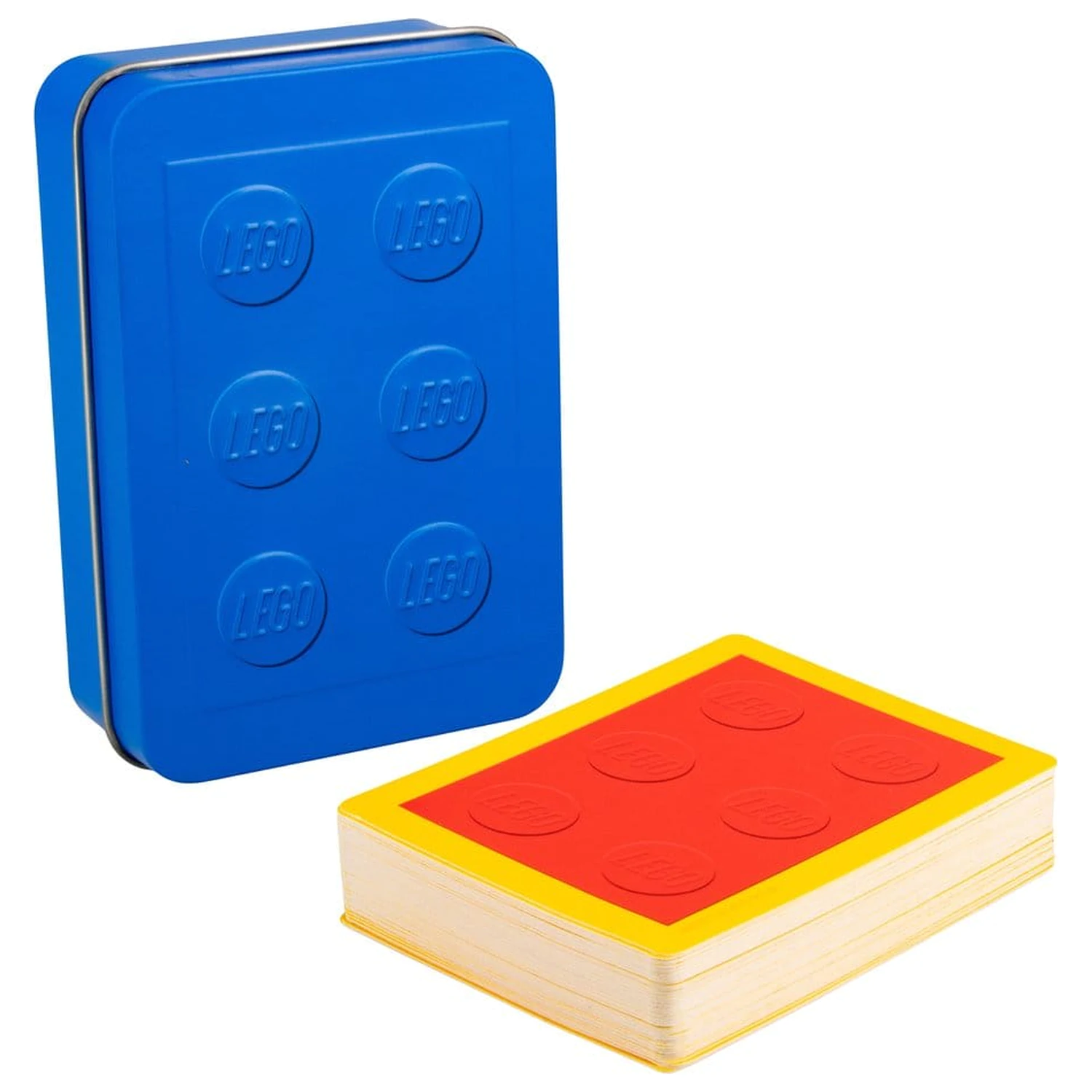 Lego carti de joc intr-o cutie metalica poza produsului