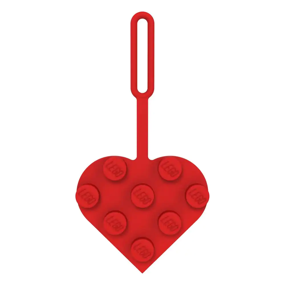 Etichetă de bagaj LEGO Minifigures Heart Red 10 cm poza produsului