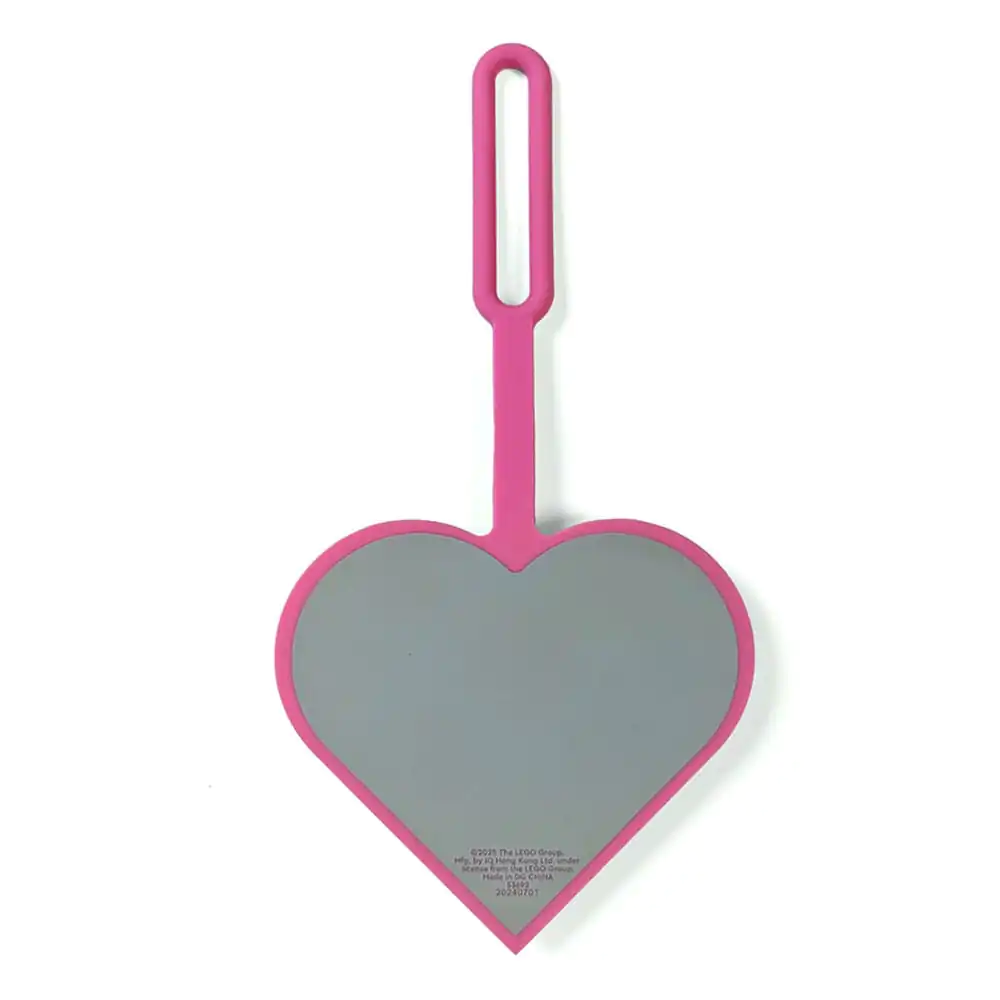 LEGO Minifigures eticheta de bagaj Heart Rosa 10 cm poza produsului
