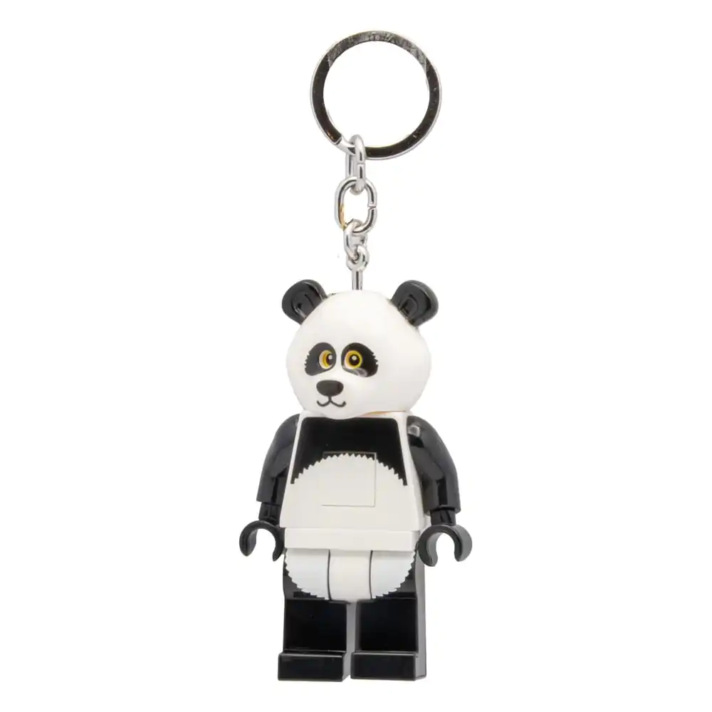 Breloc cu minifigurină LEGO Panda Guy cu lumină 8 cm poza produsului