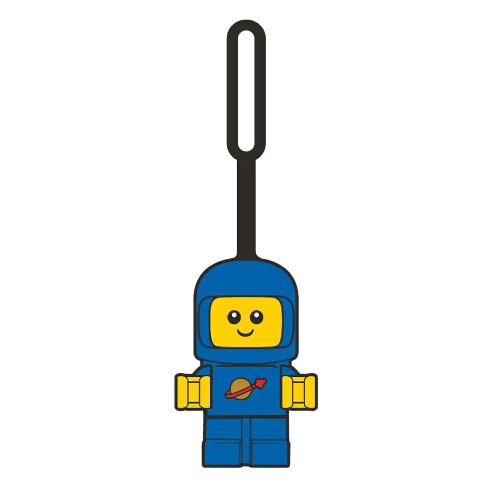 Etichetă de bagaj LEGO Minifigures Spacebaby Blue 10 cm poza produsului