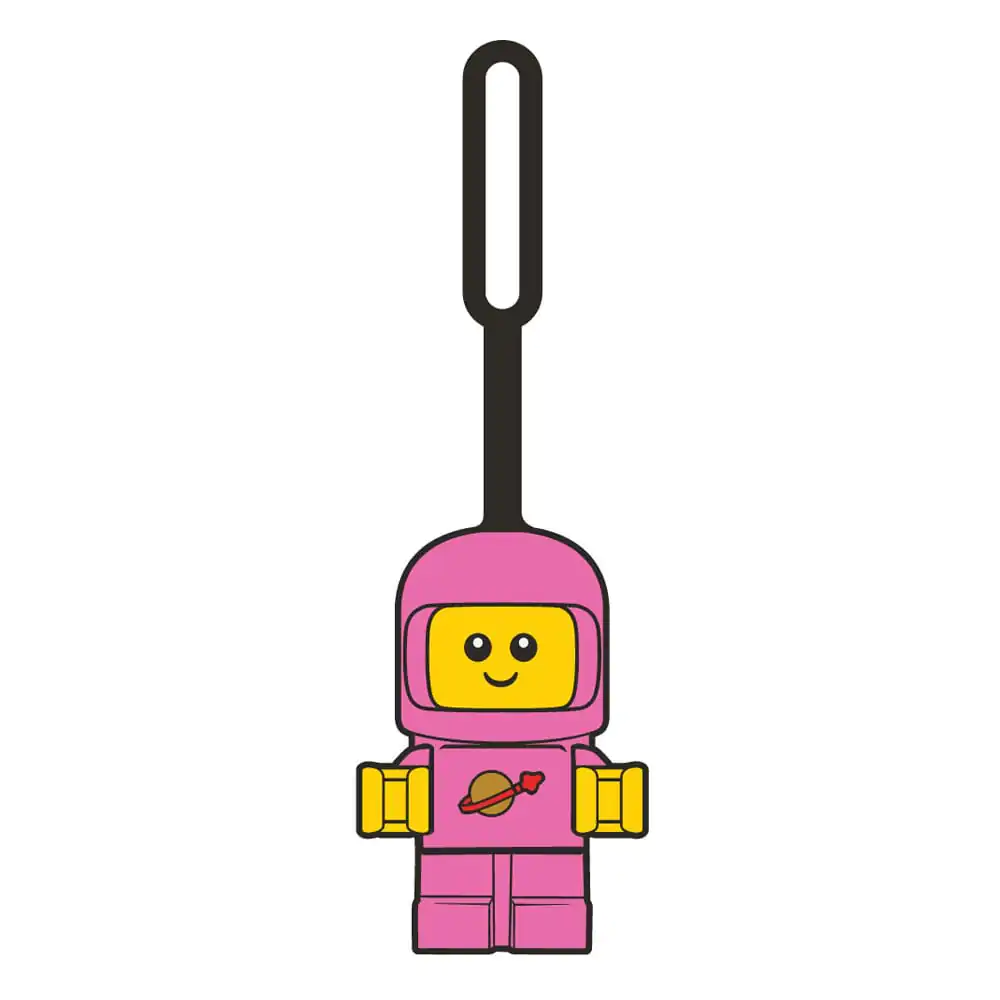 Etichetă de bagaj LEGO Minifigures Spacebaby Pink 10 cm poza produsului