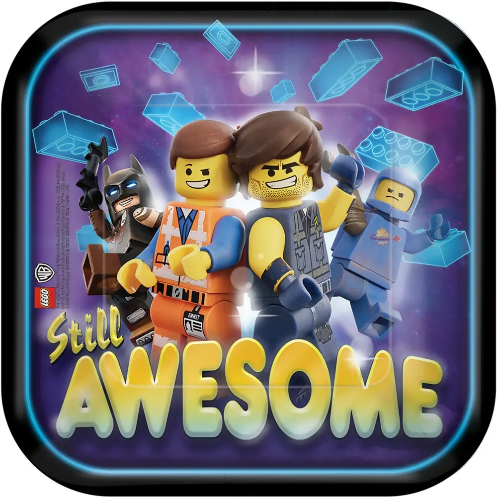 The Lego Movie, The Lego Adventure farfurii de hârtie 8 bucati 18 cm poza produsului