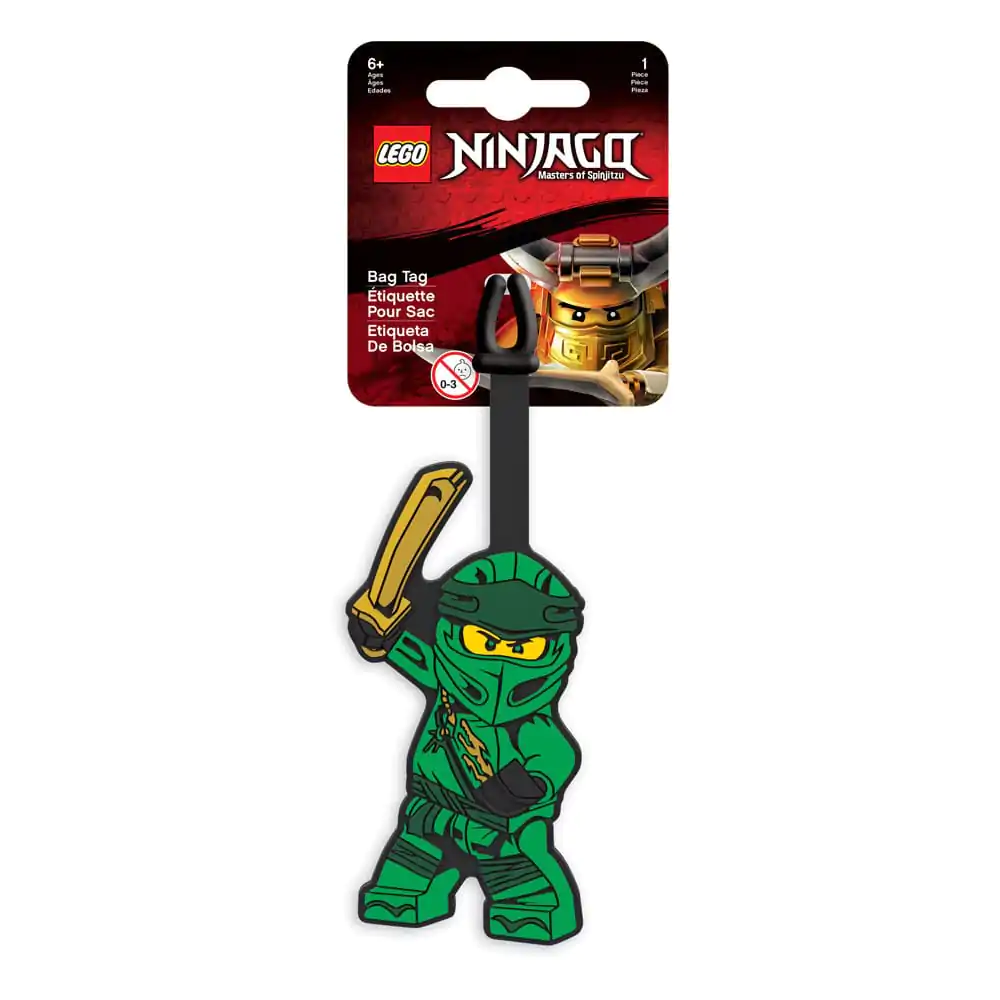 Etichetă de bagaj LEGO Ninjago Lloyd 9 cm poza produsului