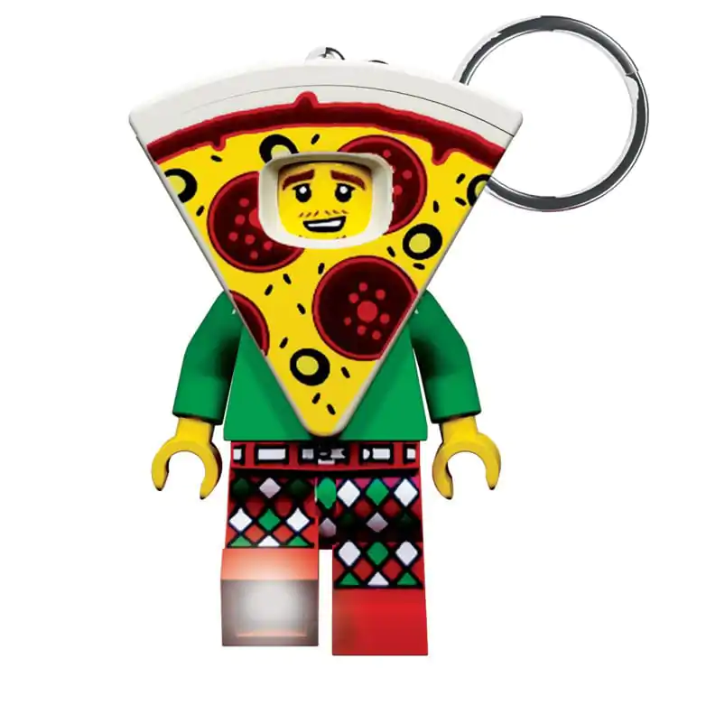 Breloc LEGO cu lumină Pizza 8 cm poza produsului