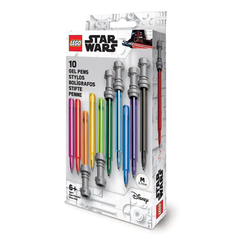 LEGO Star Wars pixuri cu gel, set de 10 bucăți Lightsaber poza produsului