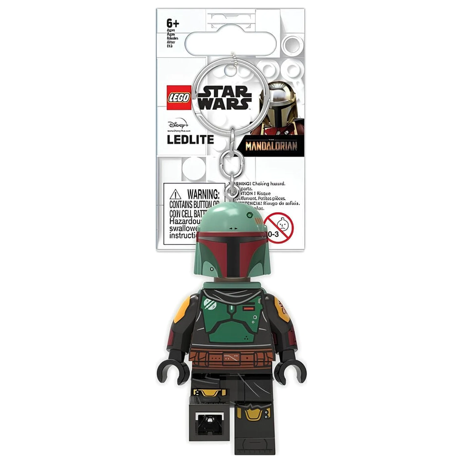 Lego Star Wars The Mandalorian Boba Fett breloc lanterna poza produsului
