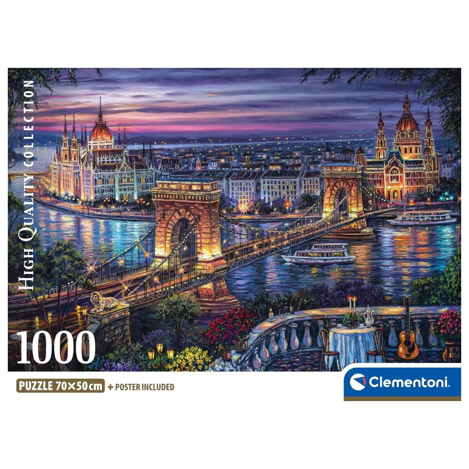Lights Of The Danube puzzle 1000 piese poza produsului