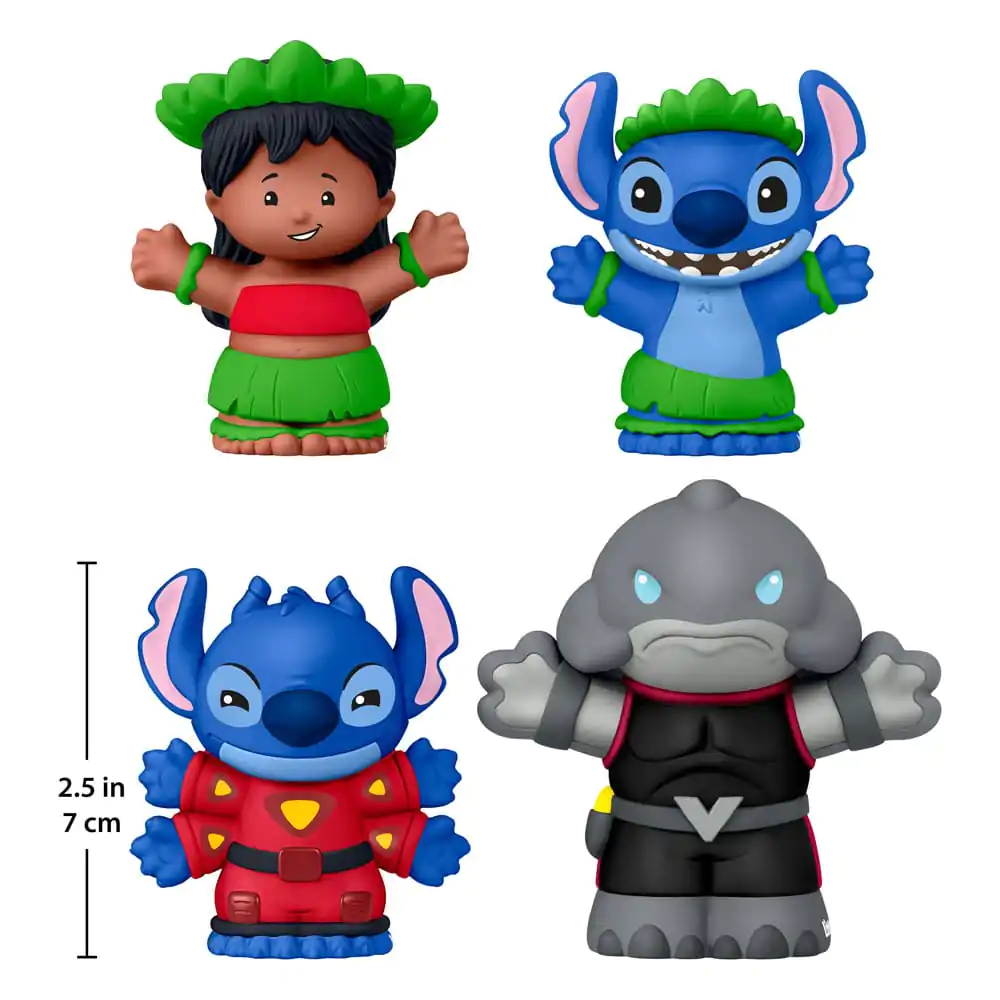 Lilo & Stich Fisher-Price Little People Collector Mini Figurine Set 4 Bucăți 7 cm poza produsului