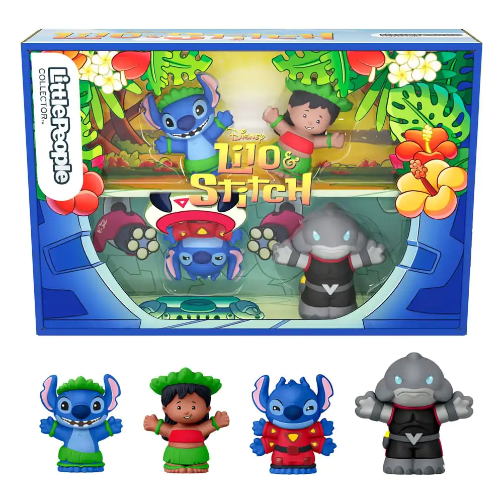 Lilo & Stich Fisher-Price Little People Collector Mini Figurine Set 4 Bucăți 7 cm poza produsului