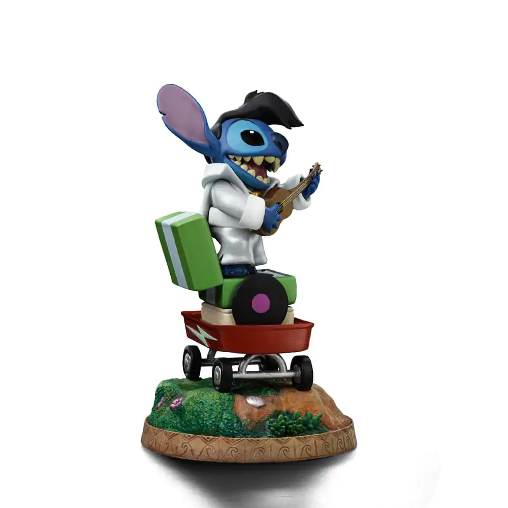 Lilo & Stitch Art Scale Statuie 1/10 Stitch King of Rock 17 cm poza produsului