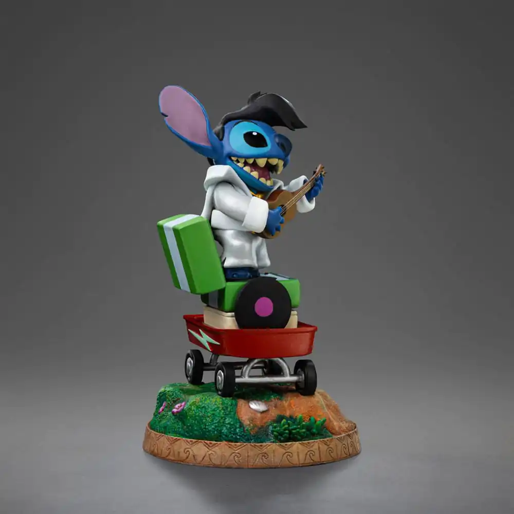 Lilo & Stitch Art Scale Statuie 1/10 Stitch King of Rock 17 cm poza produsului