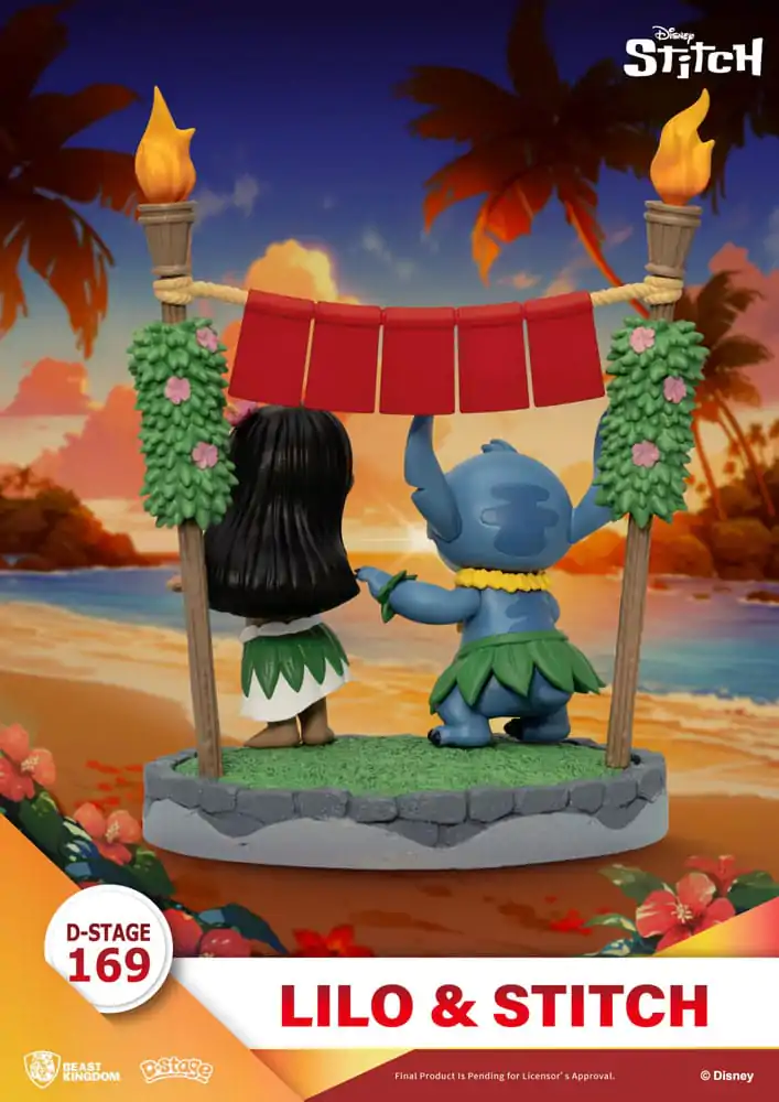 Lilo & Stitch D-Stage dioramă PVC Lilo & Stitch 16 cm poza produsului