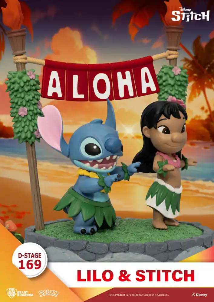 Lilo & Stitch D-Stage dioramă PVC Lilo & Stitch 16 cm poza produsului