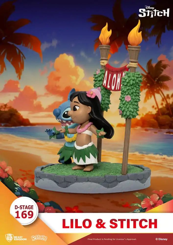 Lilo & Stitch D-Stage dioramă PVC Lilo & Stitch 16 cm poza produsului