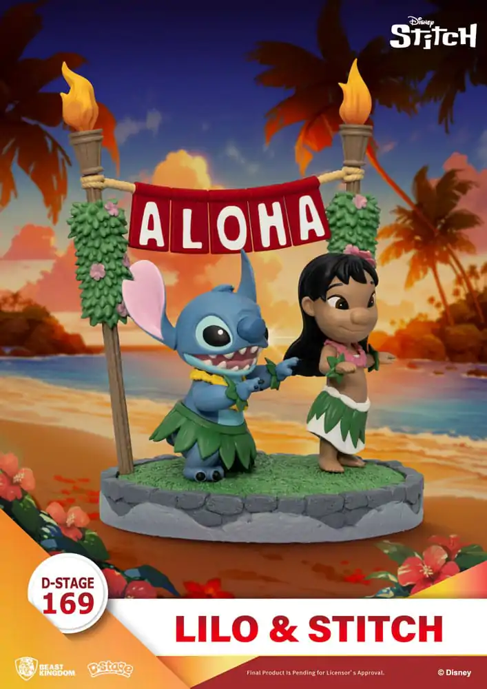 Lilo & Stitch D-Stage dioramă PVC Lilo & Stitch 16 cm poza produsului
