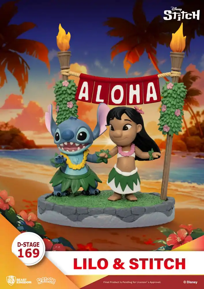 Lilo & Stitch D-Stage dioramă PVC Lilo & Stitch 16 cm poza produsului