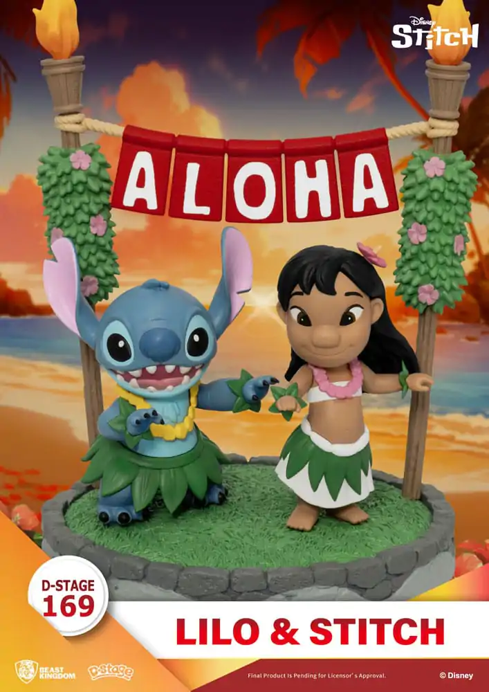 Lilo & Stitch D-Stage dioramă PVC Lilo & Stitch 16 cm poza produsului