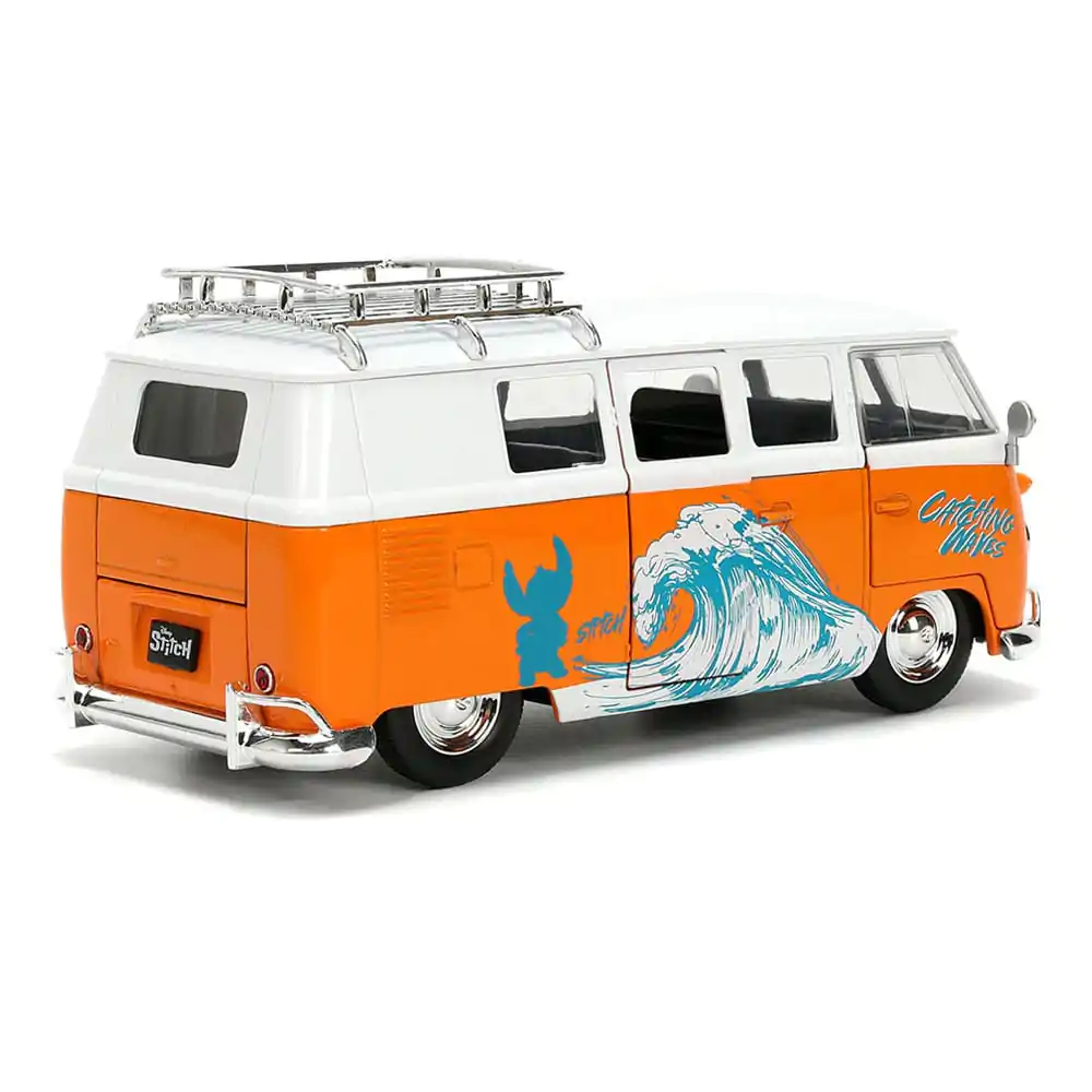 Lilo & Stitch Diecast Model 1/24 Autobuz VW 1961 Stitch poza produsului