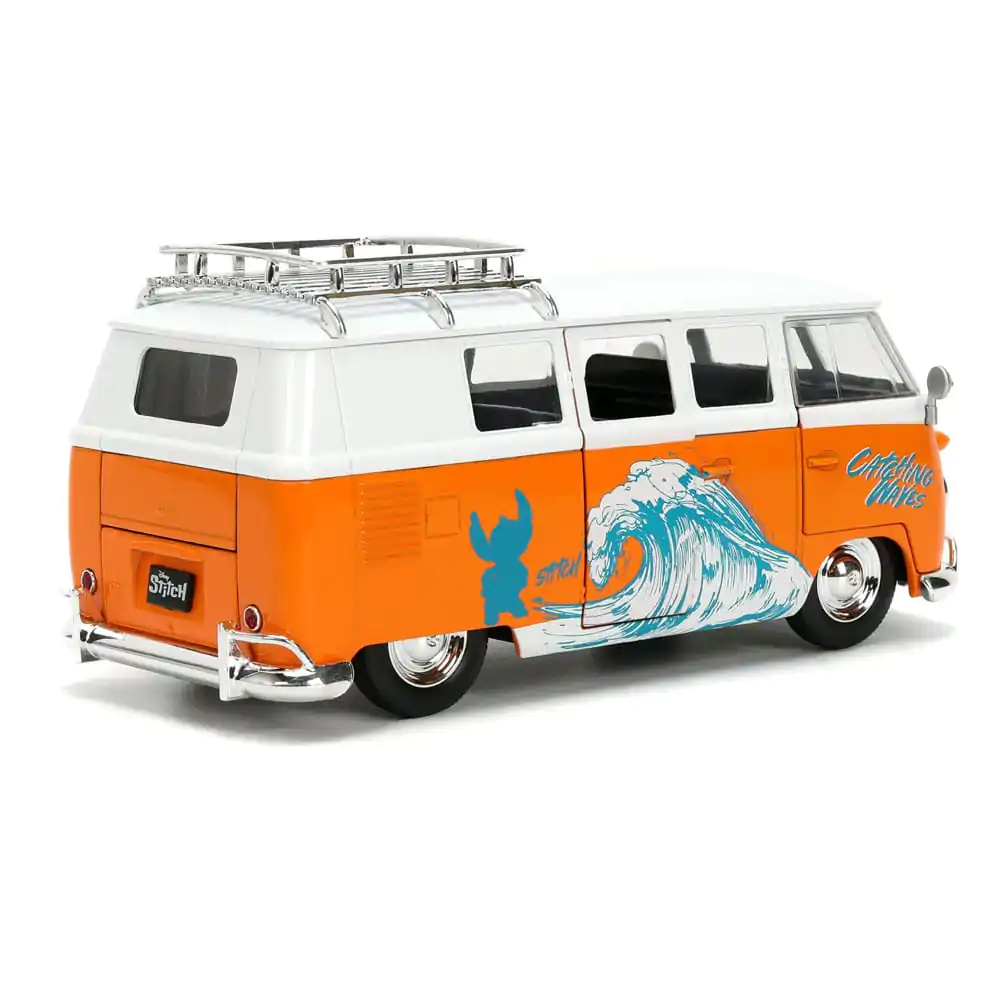 Lilo & Stitch Diecast Model 1/24 Autobuz VW 1961 Stitch poza produsului
