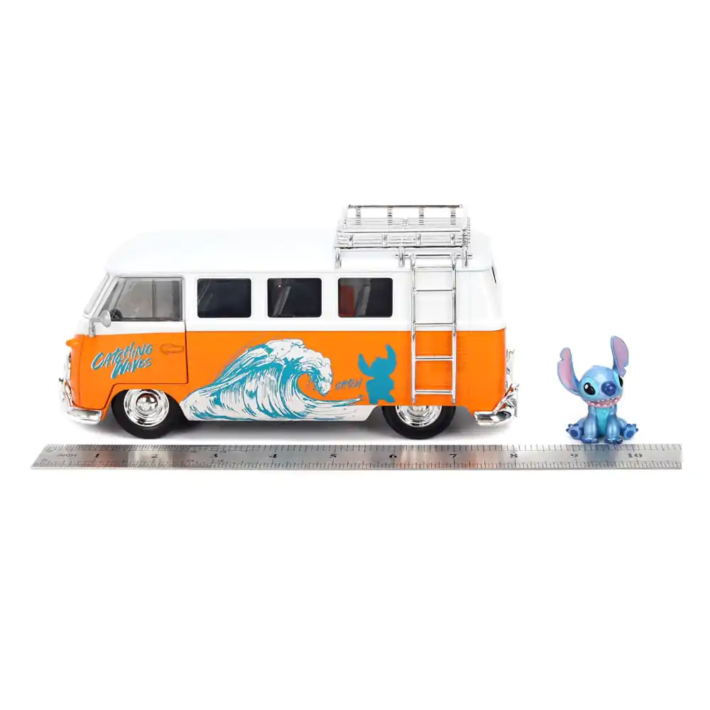 Lilo & Stitch Diecast Model 1/24 Autobuz VW 1961 Stitch poza produsului