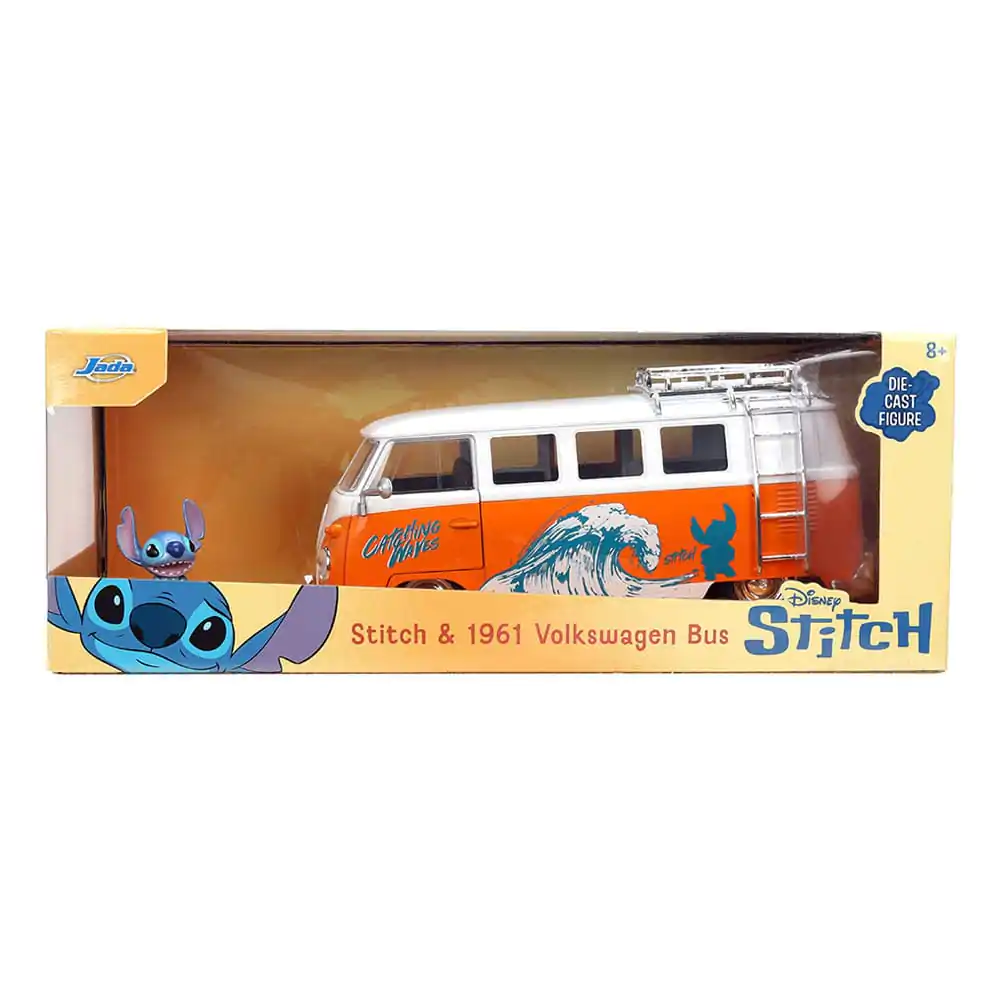 Lilo & Stitch Diecast Model 1/24 Autobuz VW 1961 Stitch poza produsului